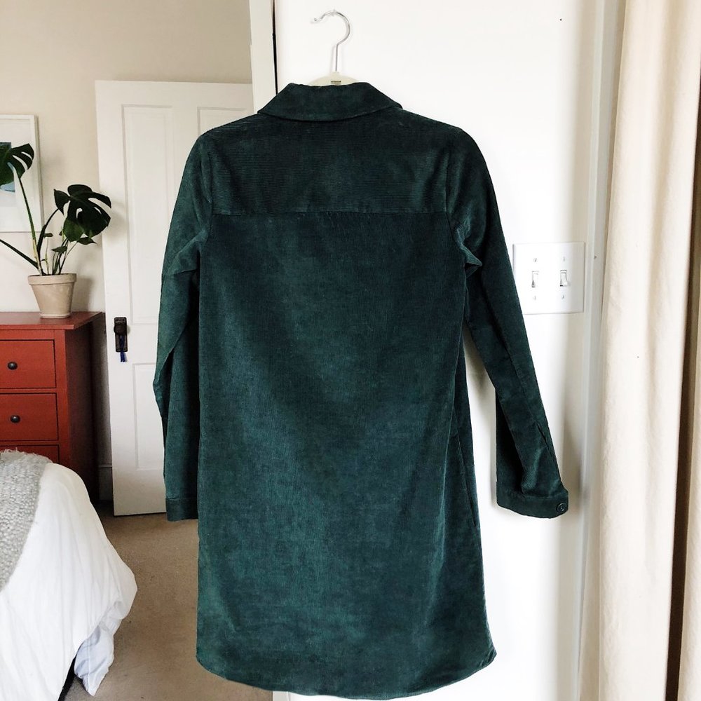 NWOT Cos A-Line Corduroy Shirt Dress, Size 2 - Picture 7 of 8